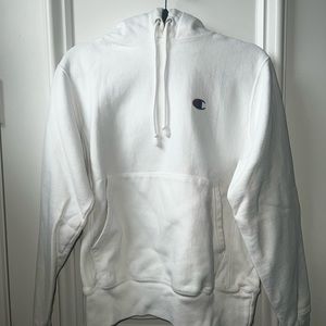 White Champion hoodie! Size: S